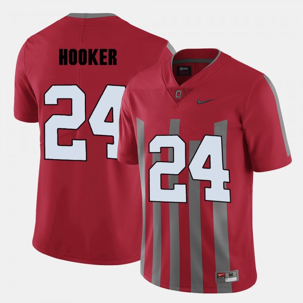 Ohio State Buckeyes Malik Hooker Men's #24 Red College Football Jersey 2404GCQE3